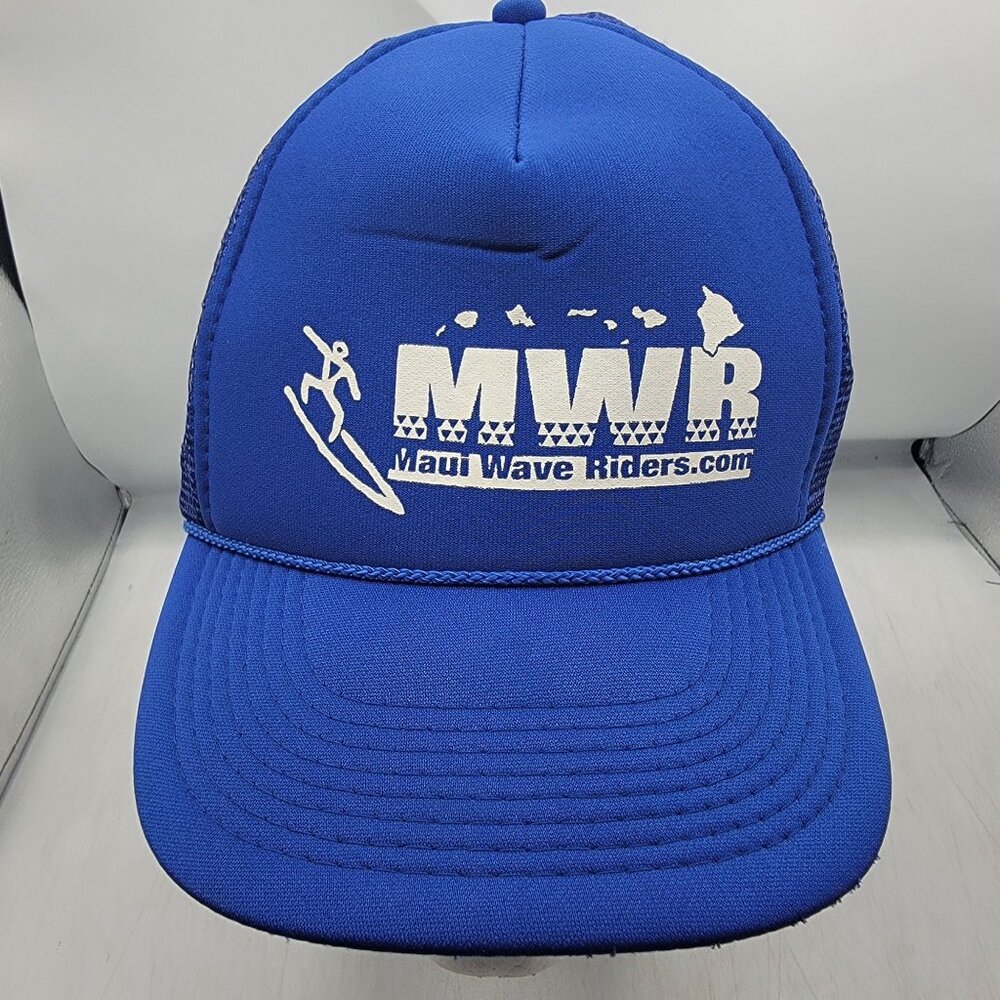Maui Wave Riders Blue Snapback Trucker Hat Otto Collection Outdoors Casual